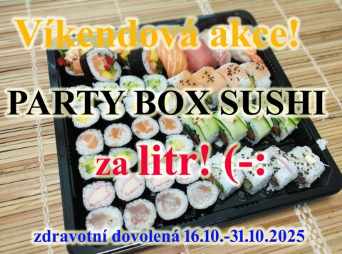 Spešl Party box (44ks sushi) #1206